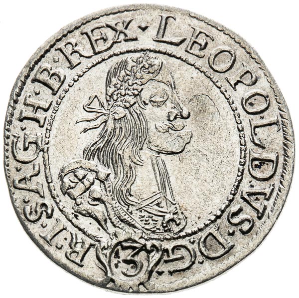 3 Kreutzer 1665 - front