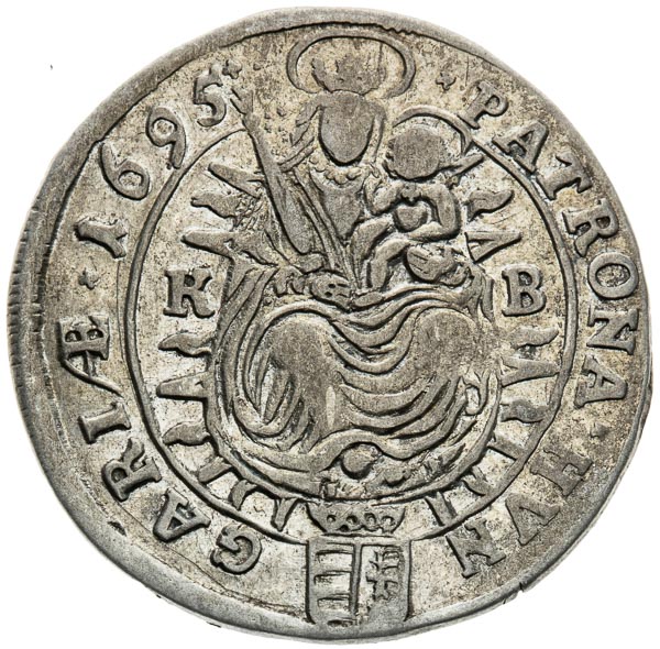 3 Kreutzer 1695 - back