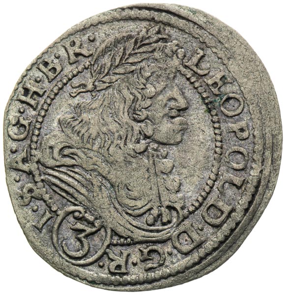 3 Kreutzer 1697 - front