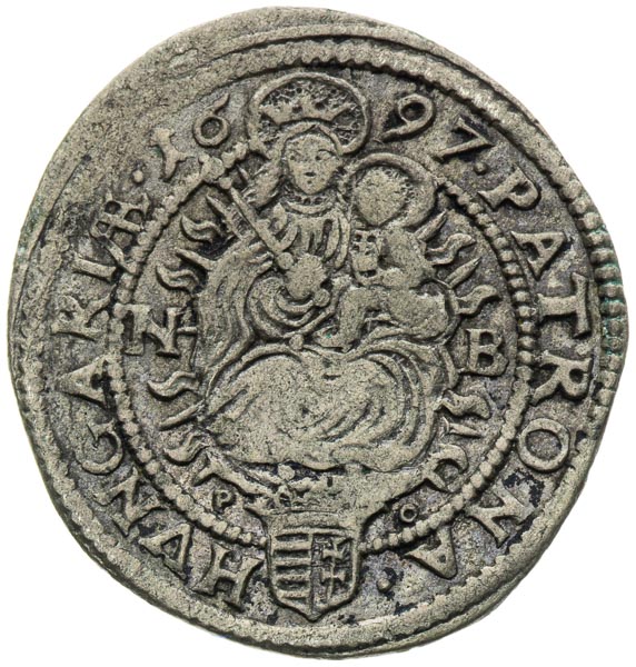 3 Kreutzer 1697 - back