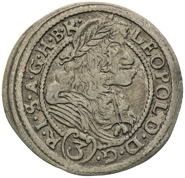 3 Kreutzer 1698 - front