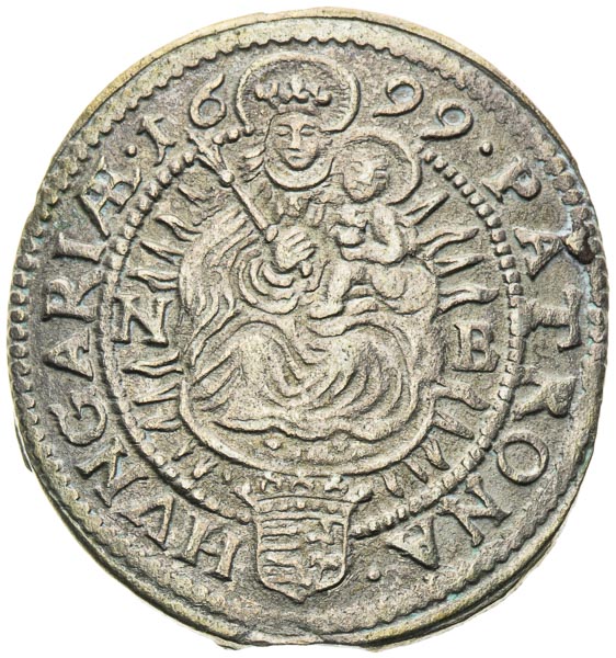 3 Kreutzer 1699 - back