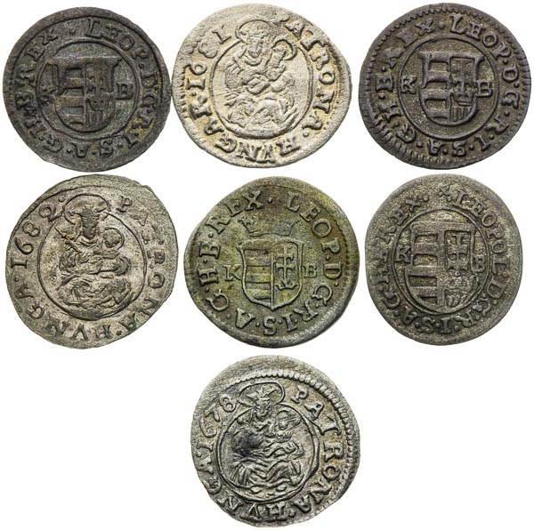 Lot denárů (6 ks), Duarius (1 ks) - avers