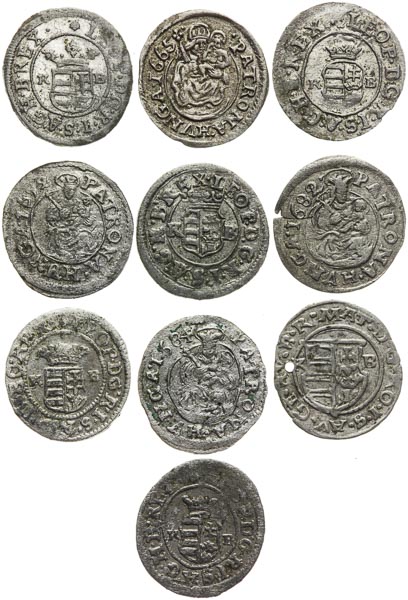 Lot denárů (11 ks) - avers