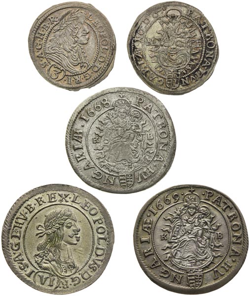 VI Kreutzer (3 ks), 3 Kreutzer (2 ks) - front