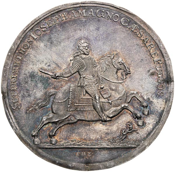 One-sided silver medals (2 pcs) - front