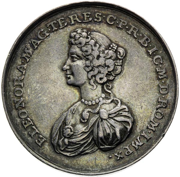 Silver medal (1690) - back