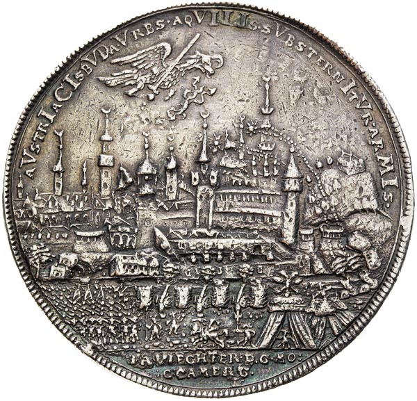 Silver medal 1686 (Thaler) - back