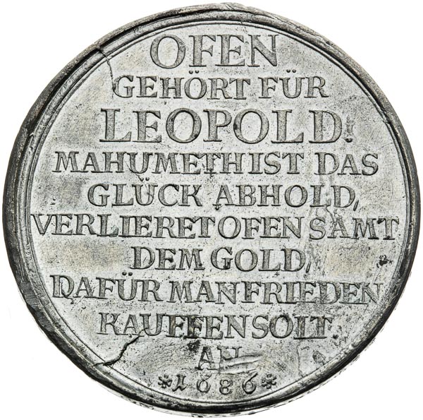 Medal 1686 - back