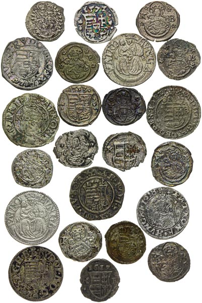 Silver coins (23 pcs) - front