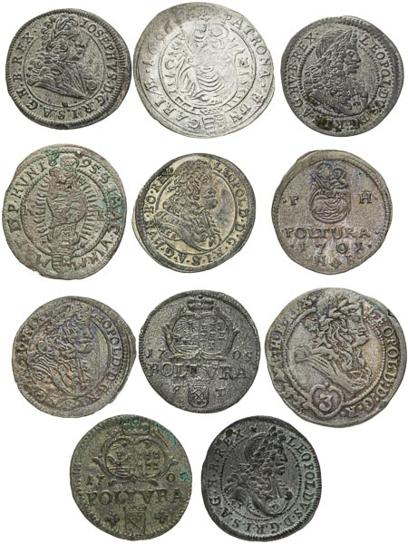Silver coins (11 pcs) - front