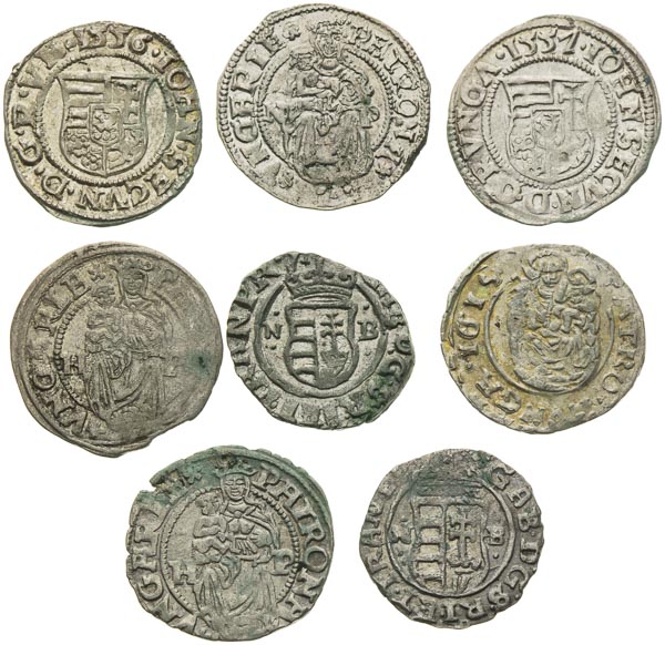 Lot of denars (8 pcs) - front