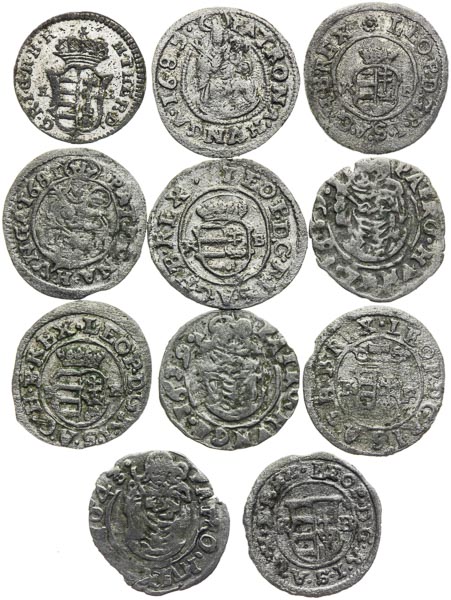 Lot of denars (11 pcs) - front