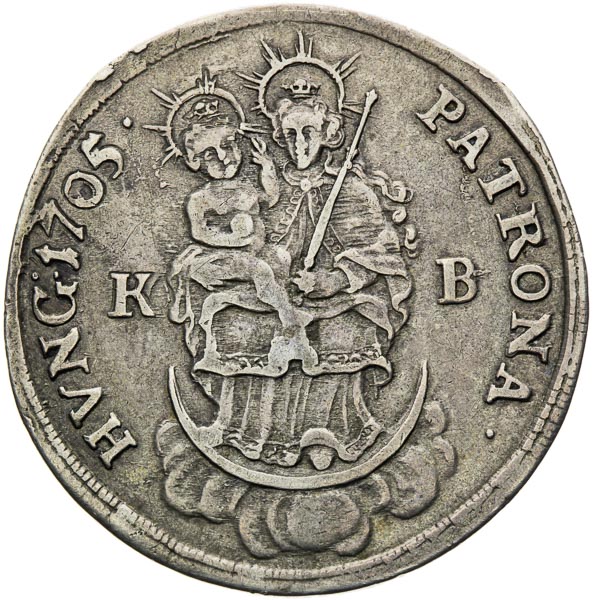 1/2 Thaler 1705 - back
