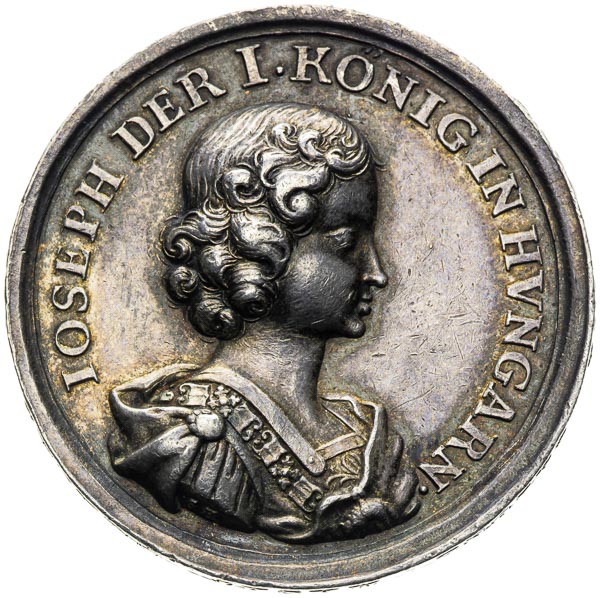 Silver medal 1687 - front