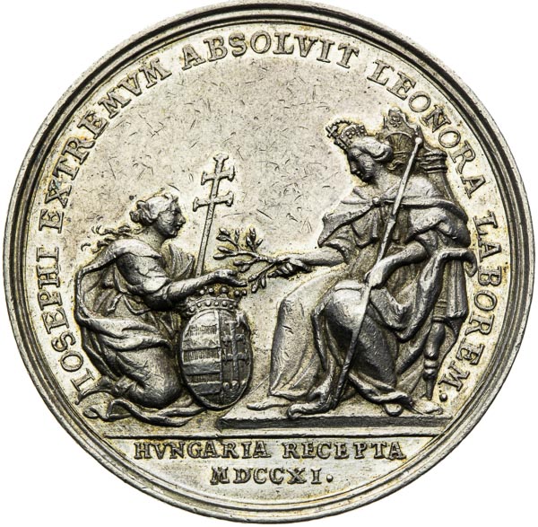 Silver medal 1711 - front