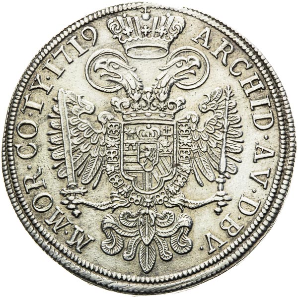 Thaler 1719 - back