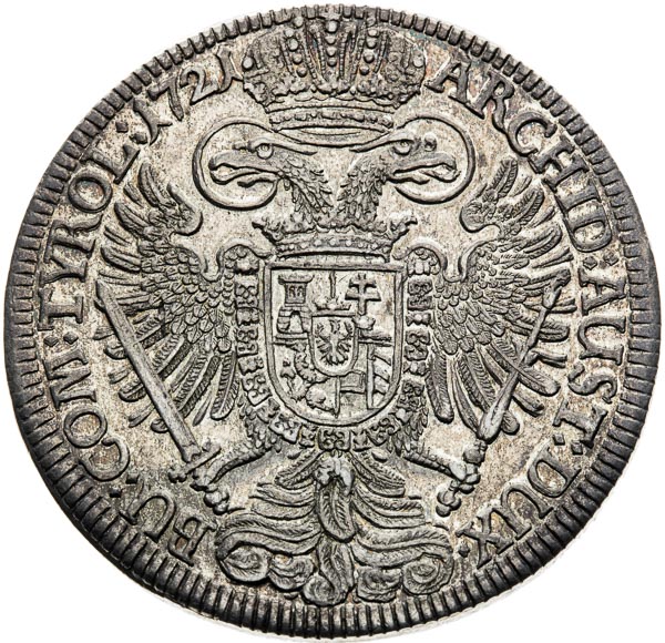 Thaler 1721 - back