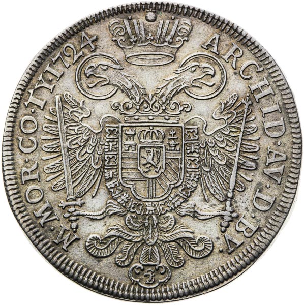Thaler 1724 - back
