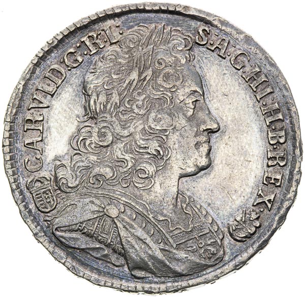 1/2 Thaler 1735 - front