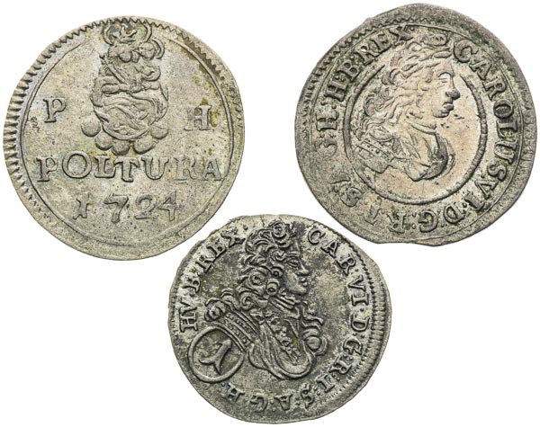 Silver coins (3 pcs) - back