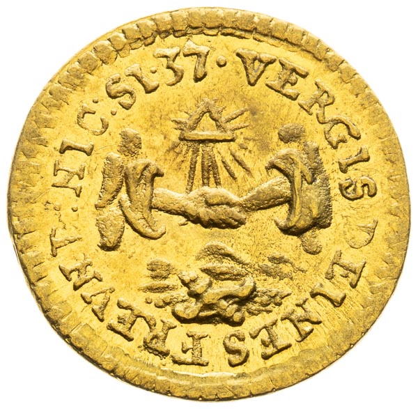 Gold medal (1/4 Ducat) - front