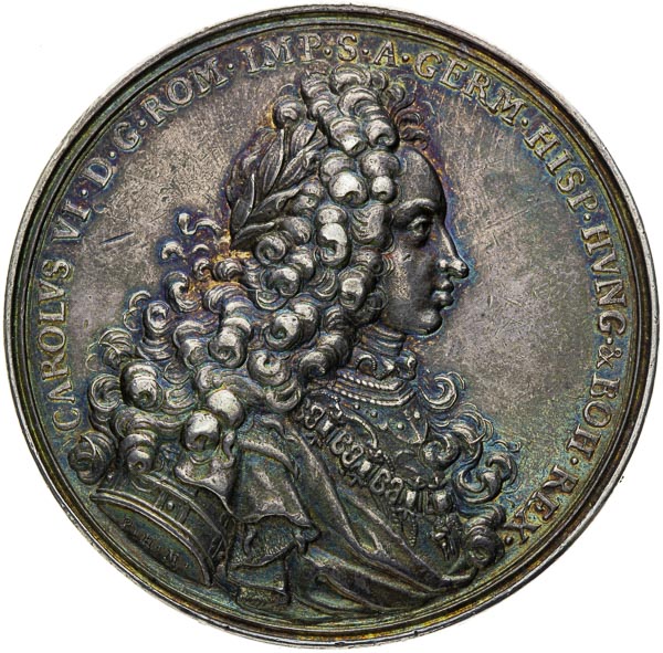 Silver medal 1711 - front