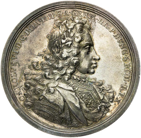 Silver medal 1711 - front