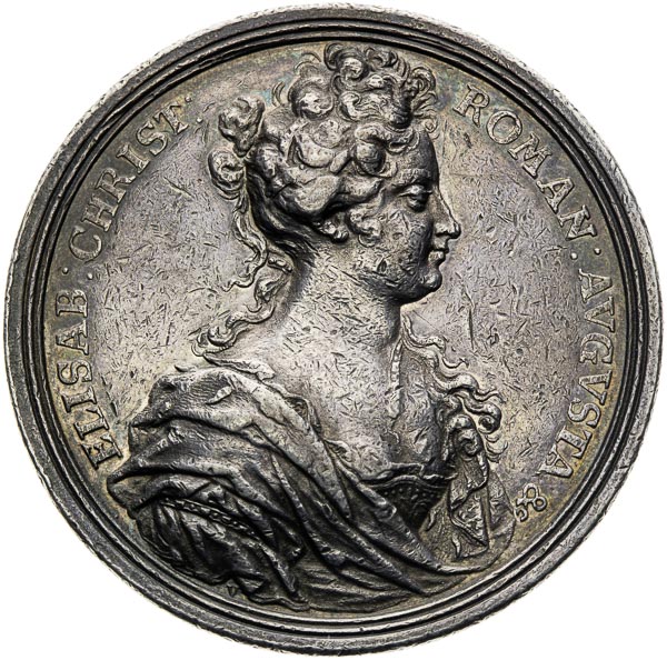 Silver medal 1716 - front