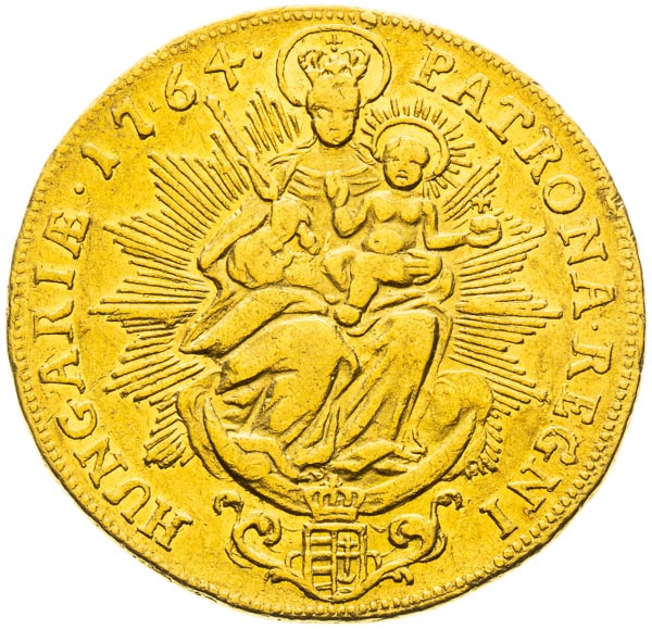 2 Ducats 1764 - back