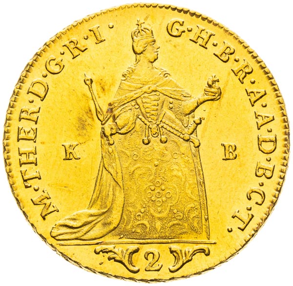 2 Ducats 1765 - front
