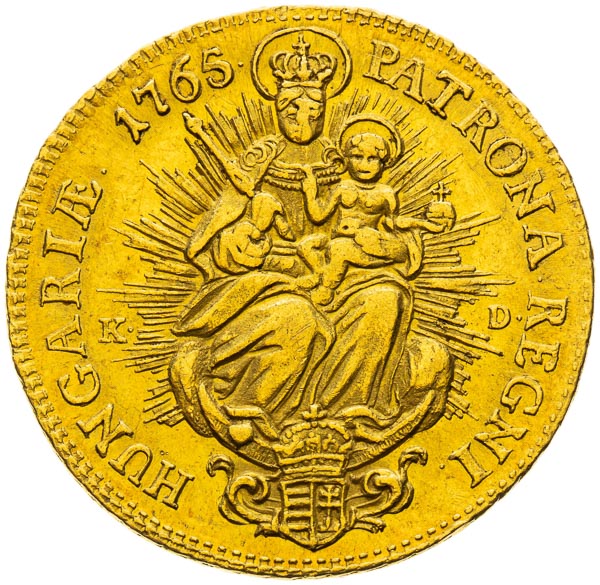 2 Ducats 1765 - back