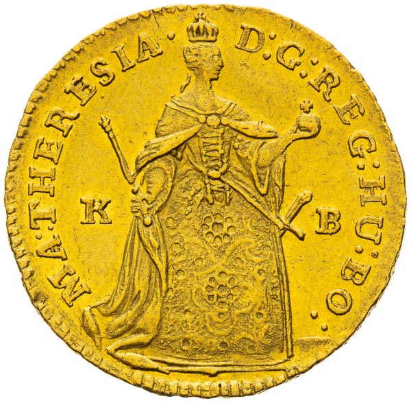 Ducat 1742 - front