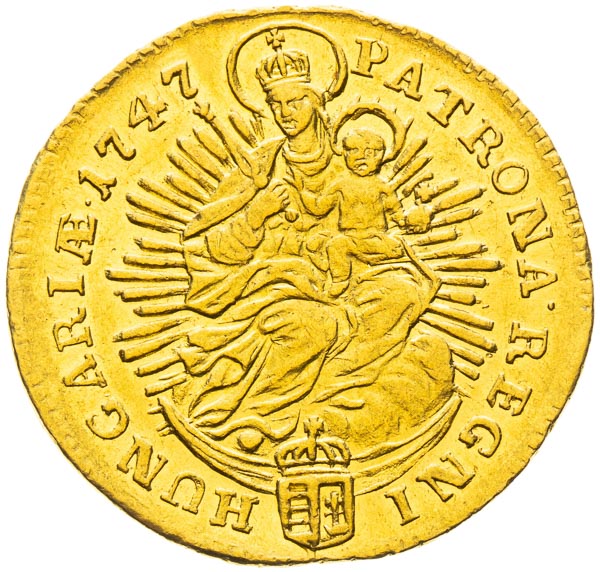 Ducat 1747 - back