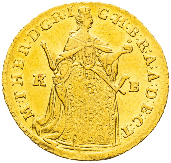 Ducat 1748 - front