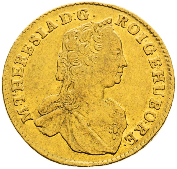 Ducat 1757 - front