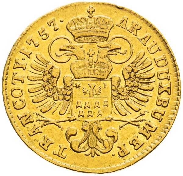 Ducat 1757 - back