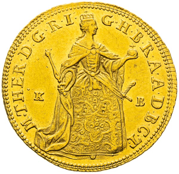 Ducat 1765 - front