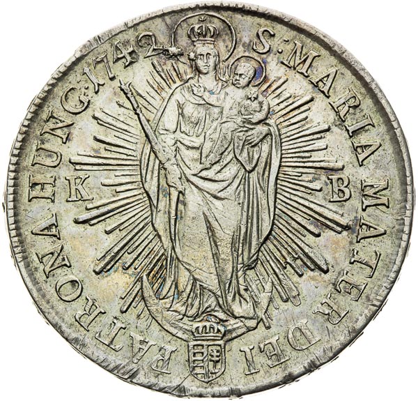 Thaler 1742 - back