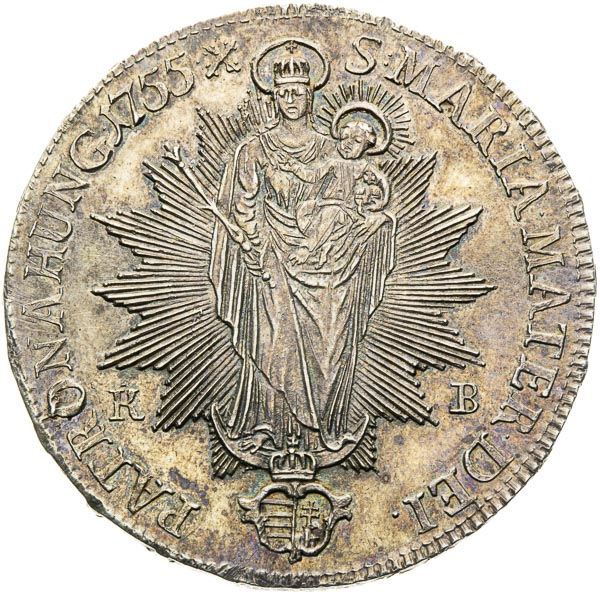 Thaler 1755 - back