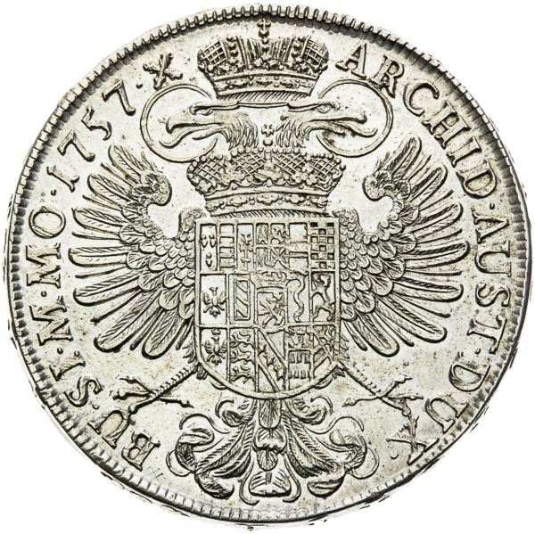 Thaler 1757 - back