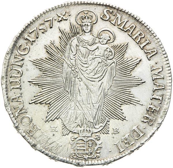 Thaler 1757 - back