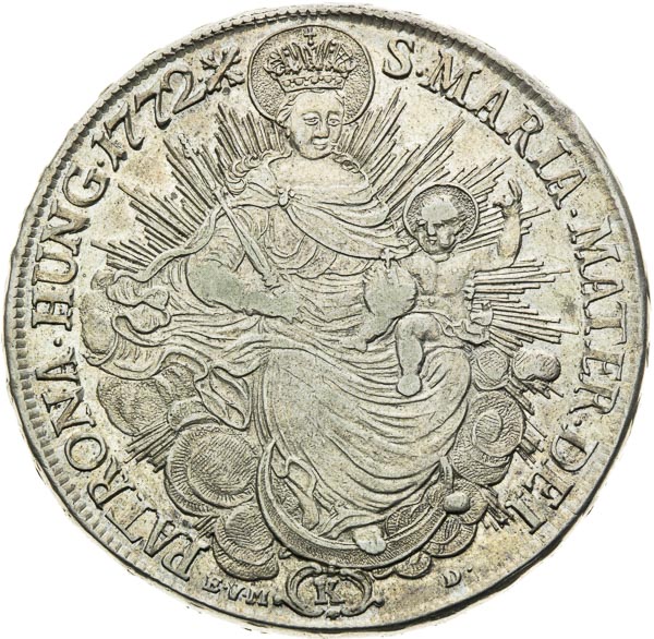 Thaler 1772 - back