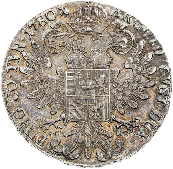 Thaler 1780 - back