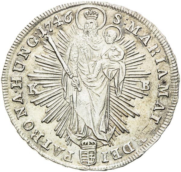 1/2 Thaler 1746 - back