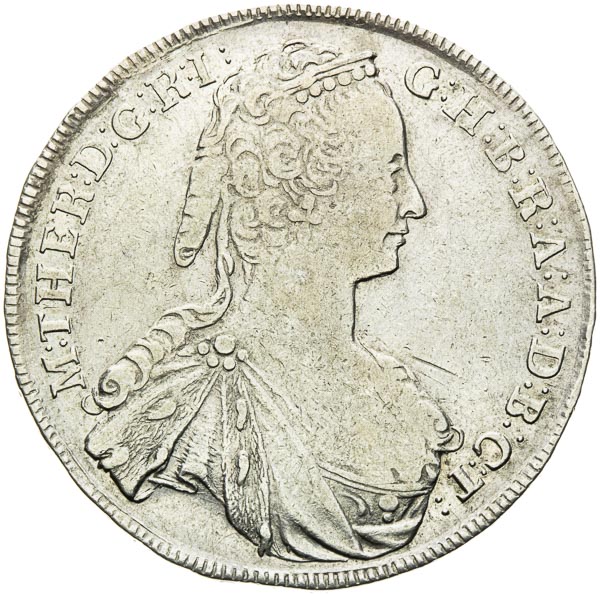 1/2 Thaler 1747 - front