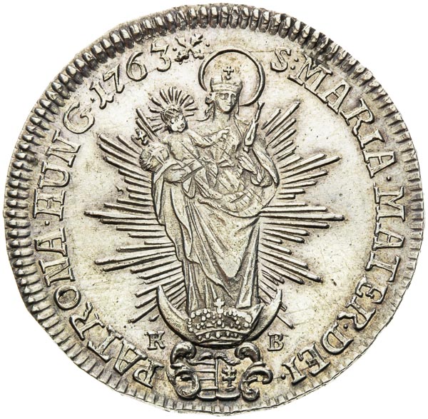 1/2 Tolar 1763 - revers