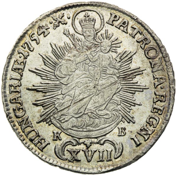 XVII Kreutzer 1754 - back