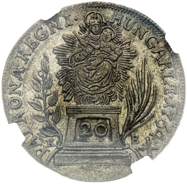 20 Kreutzer 1764 - back