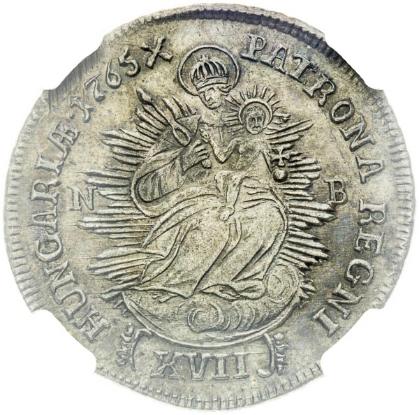 XVII Kreutzer 1765 - back